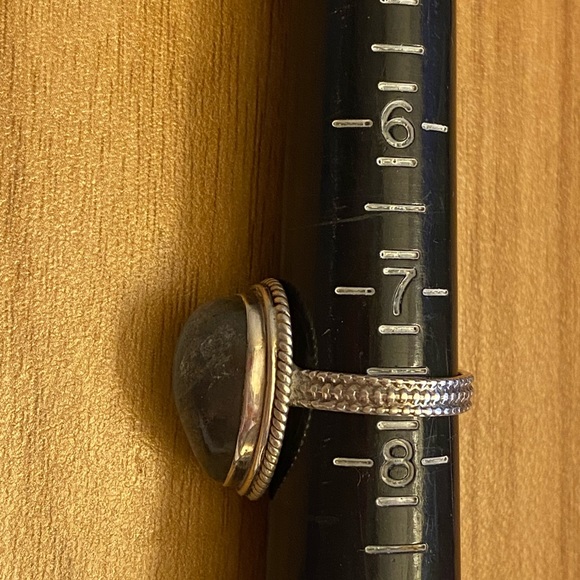 Beautiful silver labradorite ring - Picture 2 of 5